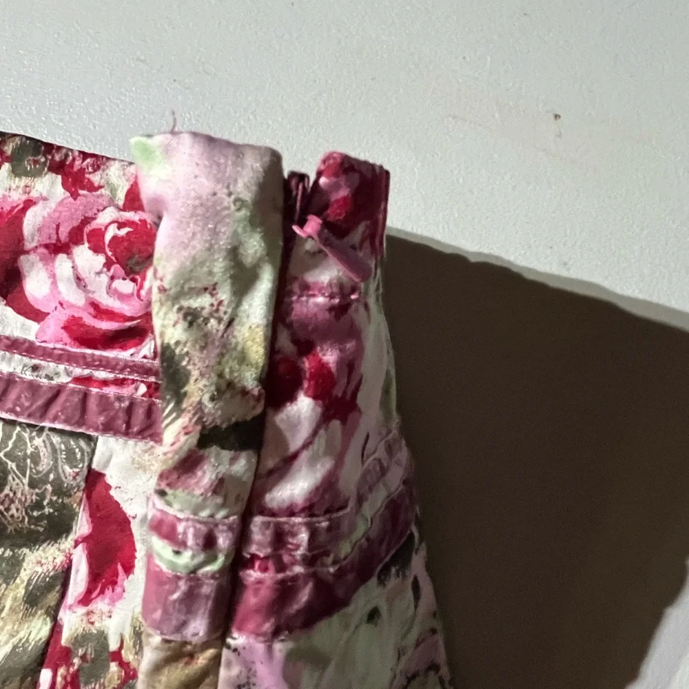 CHILDREN’ PLACE GIRLS MULI‎ PATTERNED FLORAL PLEATED SKIRT PINK YOUTH SZ 6